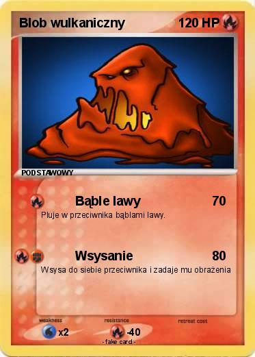 Pokemon Blob wulkaniczny