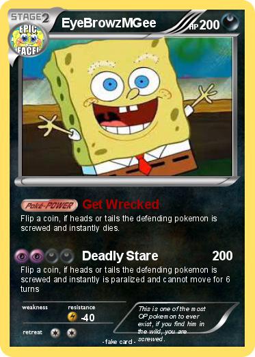 Pokemon EyeBrowzMGee
