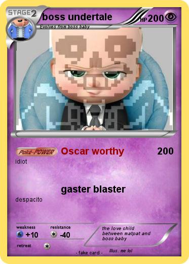 Pokemon boss undertale