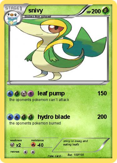 Pokemon snivy