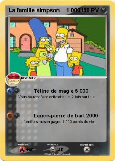 Pokemon La famille simpson    1 000