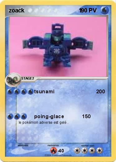Pokemon zoack                                  1