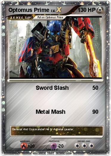 Pokemon Optomus Prime