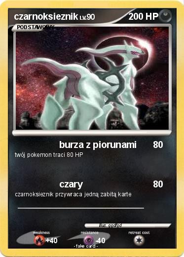 Pokemon czarnoksieznik