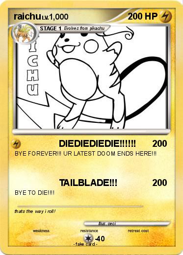 Pokemon raichu