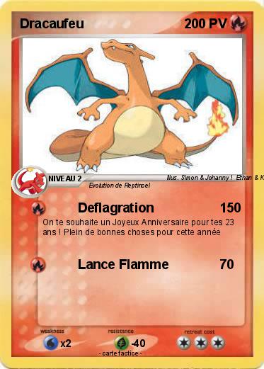 Pokemon Dracaufeu