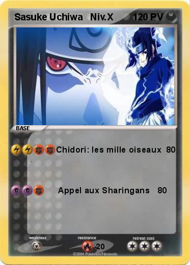 Pokemon Sasuke Uchiwa   Niv.X