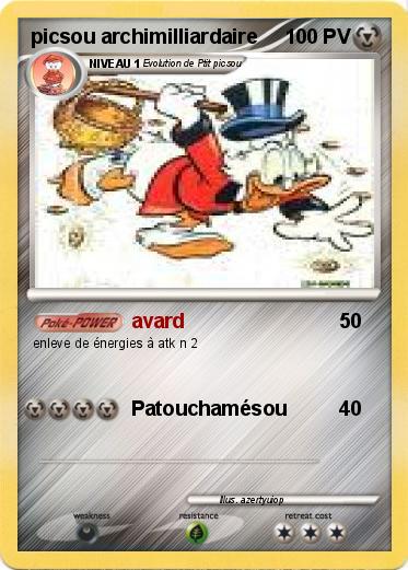 Pokemon picsou archimilliardaire
