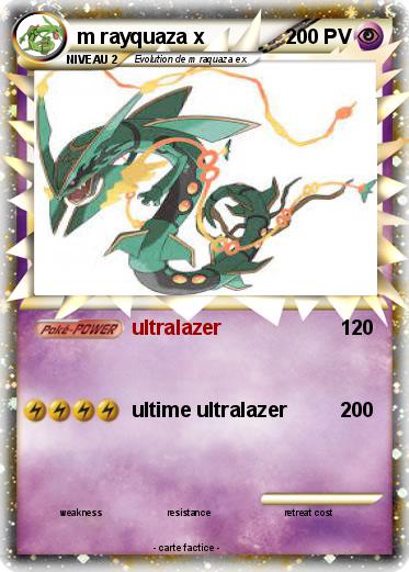 Pokemon m rayquaza x