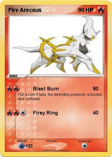 Pokemon Fire Areceus