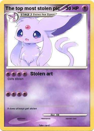 Pokemon The top most stolen pic