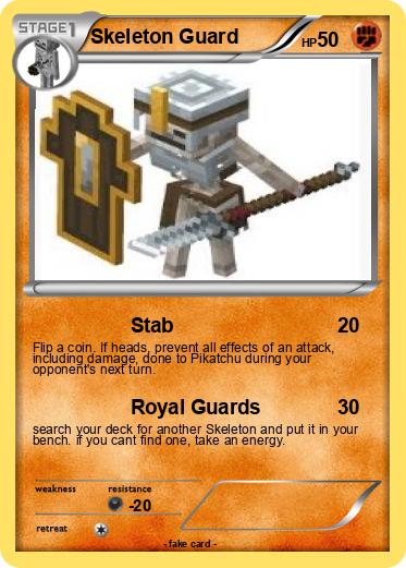 Pokemon Skeleton Guard