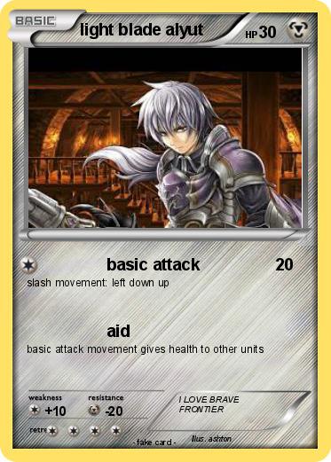 Pokemon light blade alyut