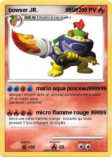 Pokemon bowser JR.                  9999