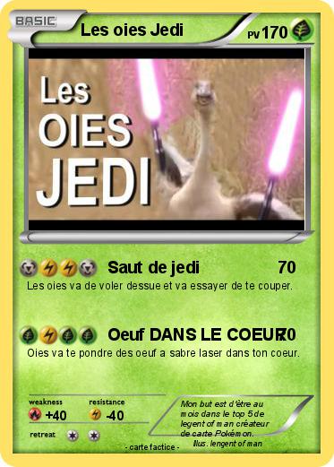 Pokemon Les oies Jedi