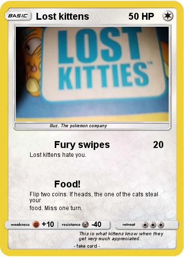 Pokemon Lost kittens