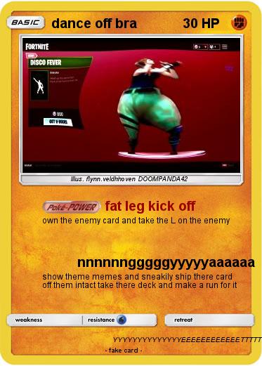 Pokemon dance off bra