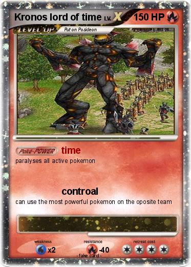 Pokemon Kronos lord of time