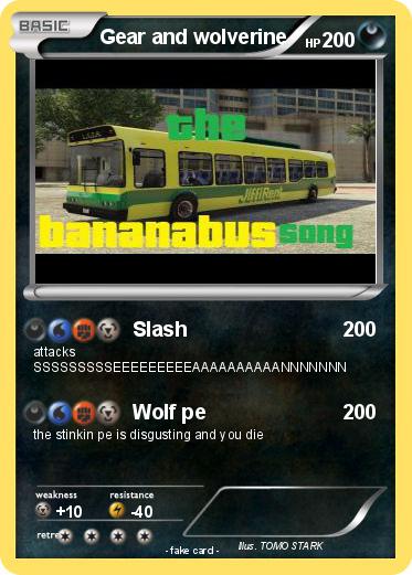 Pokemon Gear and wolverine