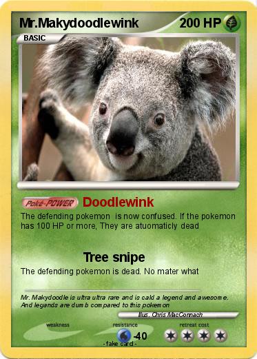 Pokemon Mr.Makydoodlewink