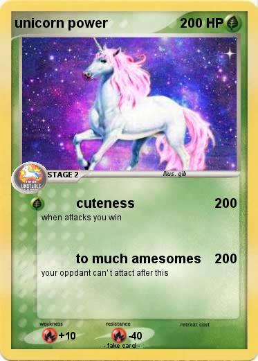 Pokemon unicorn power