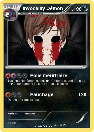 Pokemon Invocalify Démon