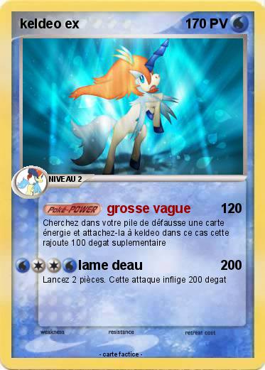 Pokemon keldeo ex