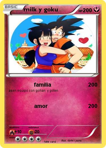 Pokemon milk y goku