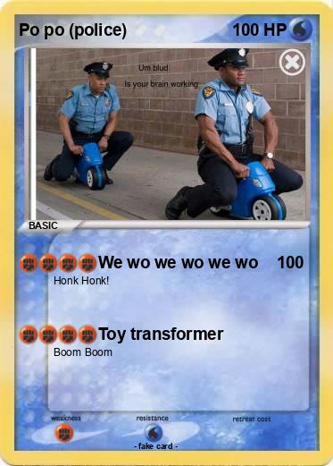 Pokemon Po po (police)