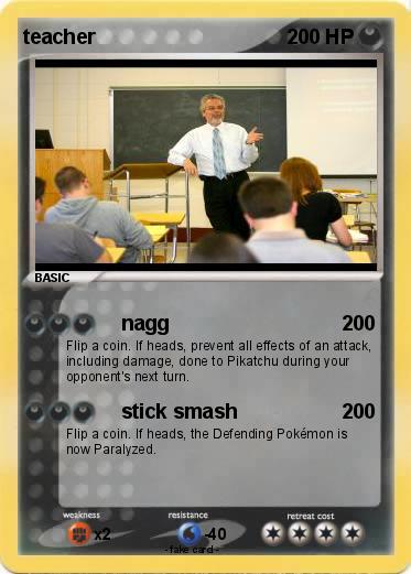 Pokemon teacher