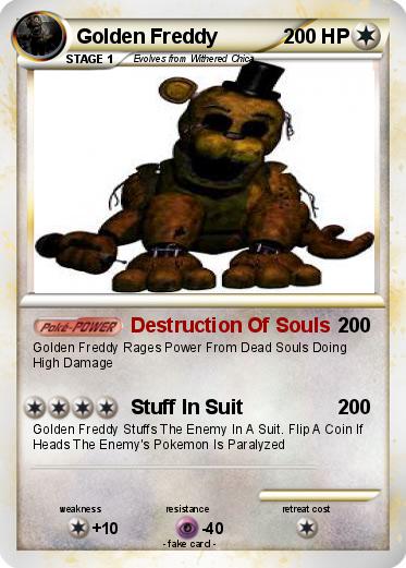 Pokemon Golden Freddy