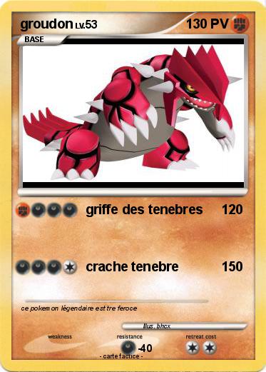 Pokemon groudon