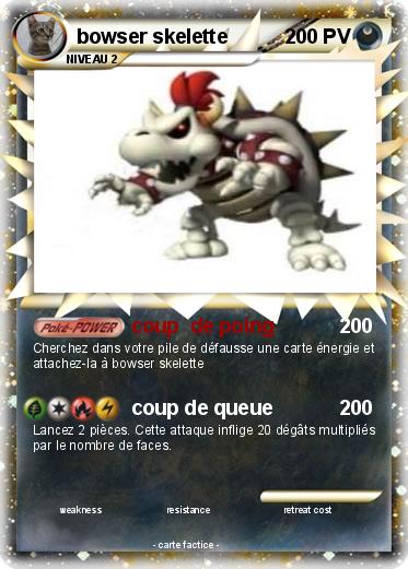 Pokemon bowser skelette