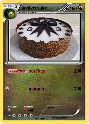 Pokemon anniversaire