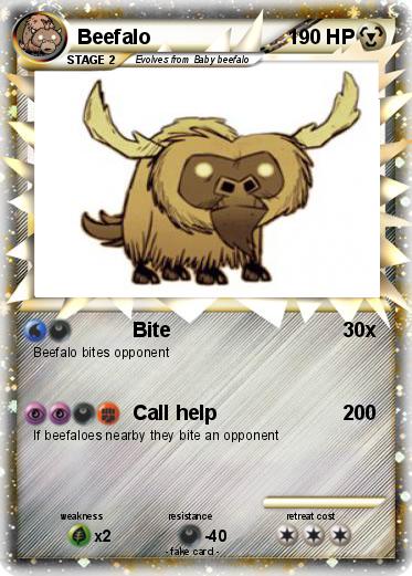 Pokemon Beefalo