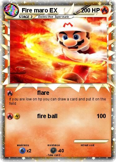 Pokemon Fire maro EX