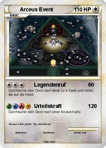 Pokemon Arceus Event