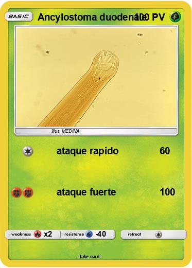 Pokemon Ancylostoma duodenale