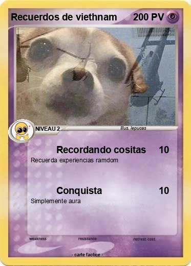 Pokemon Recuerdos de viethnam