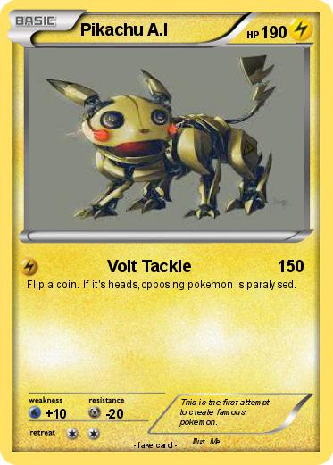 Pokemon Pikachu A.I