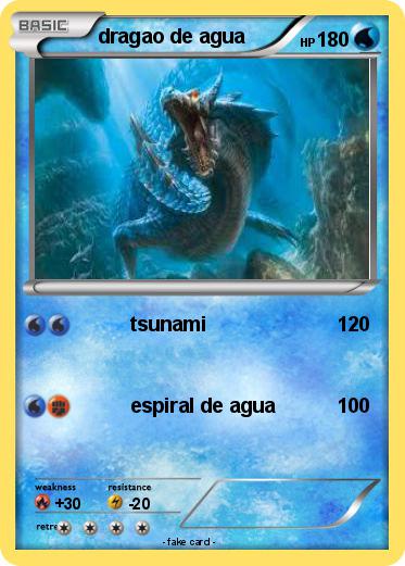 Pokemon dragao de agua