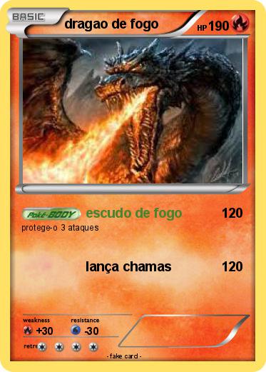 Pokemon dragao de fogo