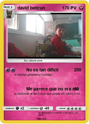 Pokemon david beltrun