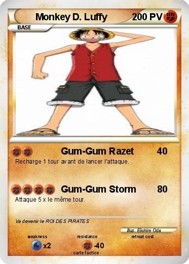 Pokemon Monkey D. Luffy