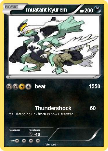 Pokemon muatant kyurem