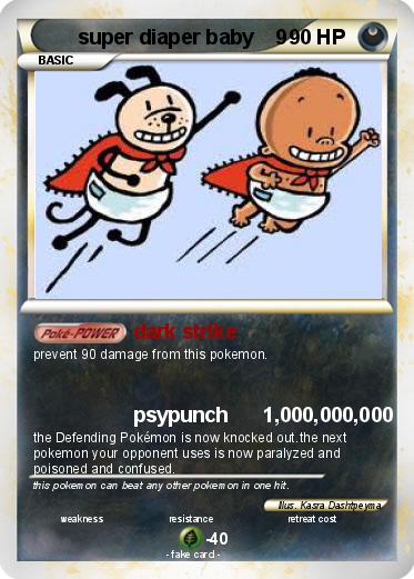 Pokemon super diaper baby    9