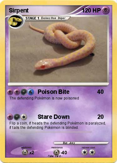 Pokemon Sirpent