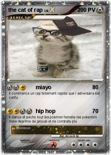 Pokemon the cat of rap