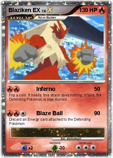 Pokemon Blaziken EX