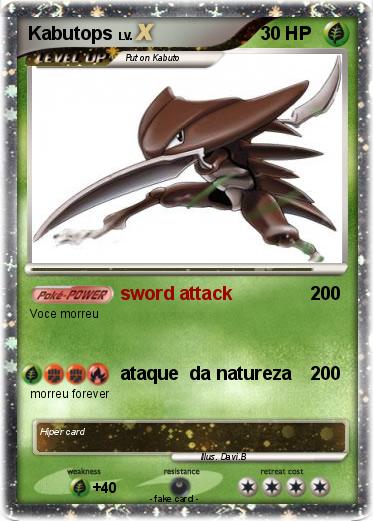 Pokemon Kabutops